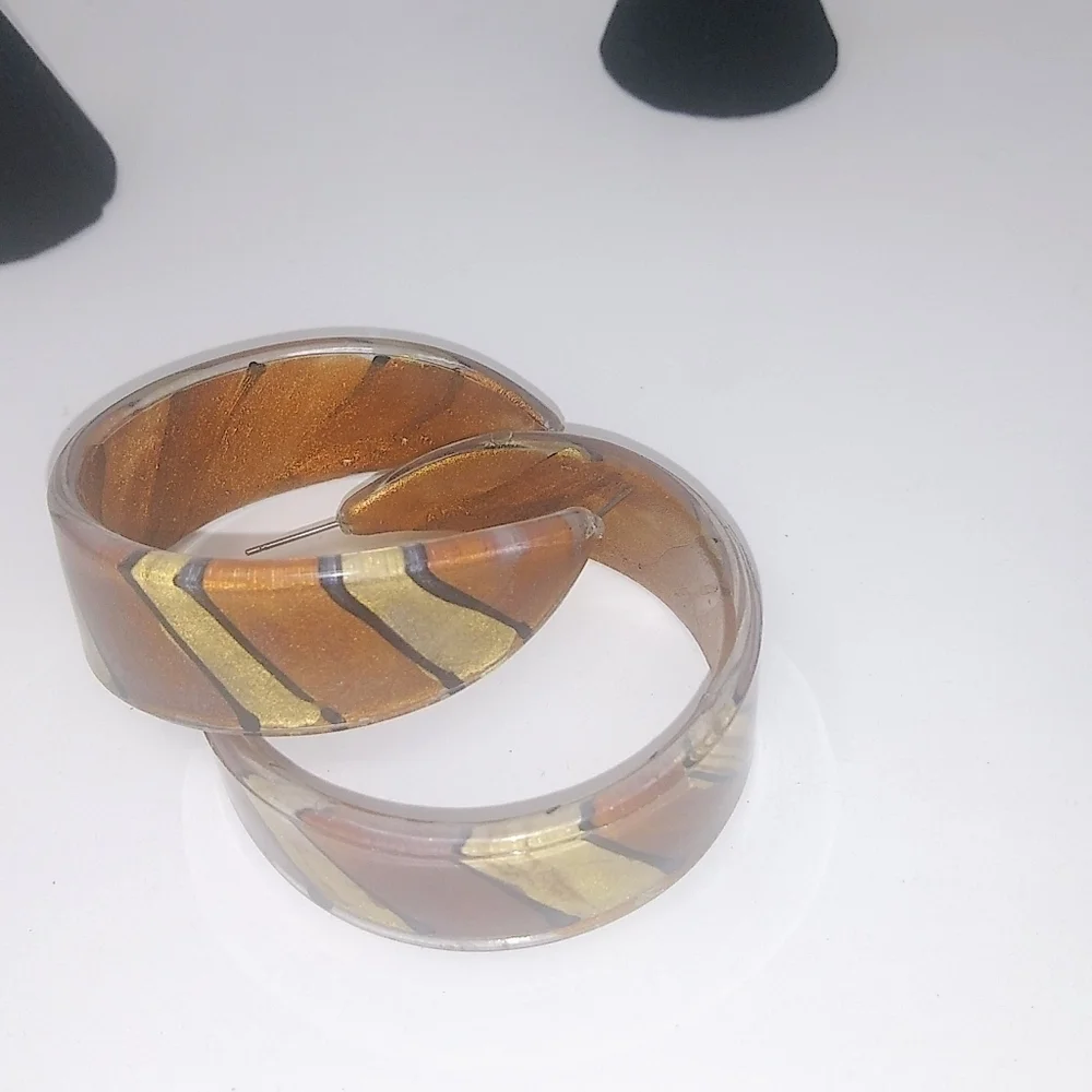 5 Pair of Vintage Hoop Earrings